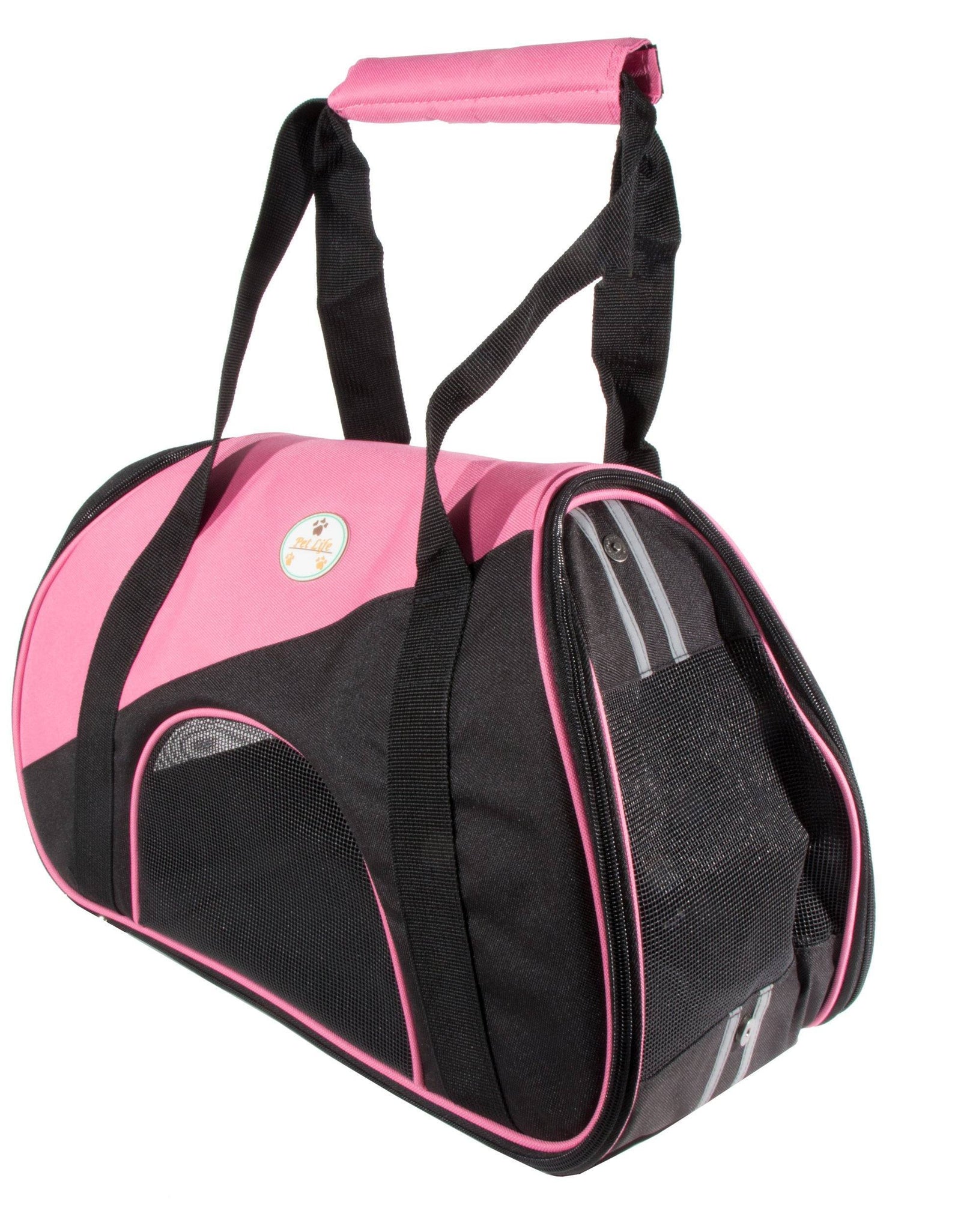 Pet Life ® 'Zip-N-Go' Airline Approved Contoured Fashion Designer Pet Dog Carrier
