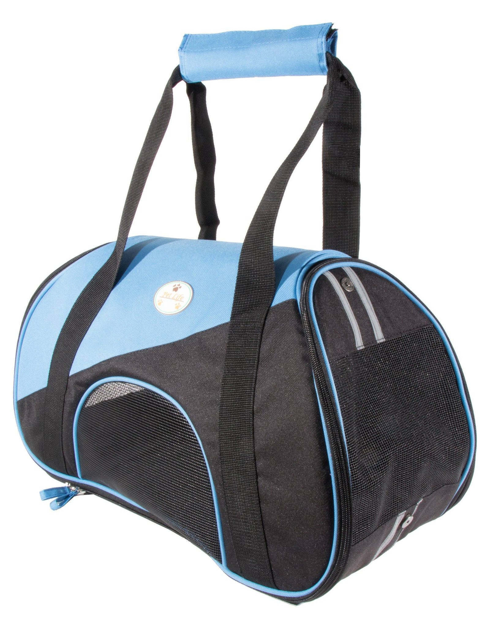 Pet Life ® 'Zip-N-Go' Airline Approved Contoured Fashion Designer Pet Dog Carrier