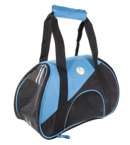 Pet Life ® 'Zip-N-Go' Airline Approved Contoured Fashion Designer Pet Dog Carrier