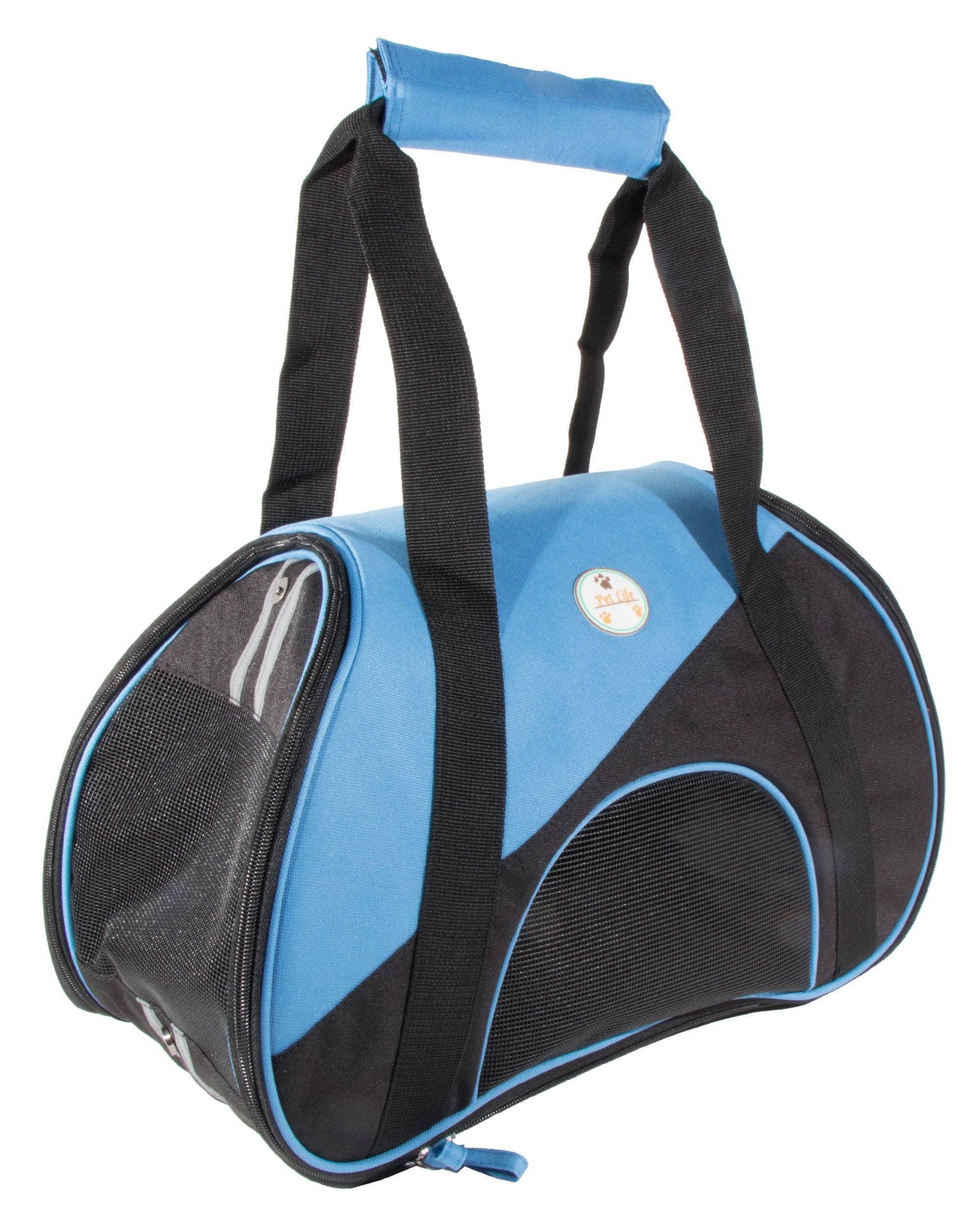 Pet Life ® 'Zip-N-Go' Airline Approved Contoured Fashion Designer Pet Dog Carrier