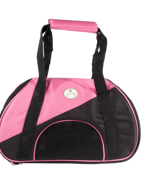 Load image into Gallery viewer, Pet Life ® 'Zip-N-Go' Airline Approved Contoured Fashion Designer Pet Dog Carrier
