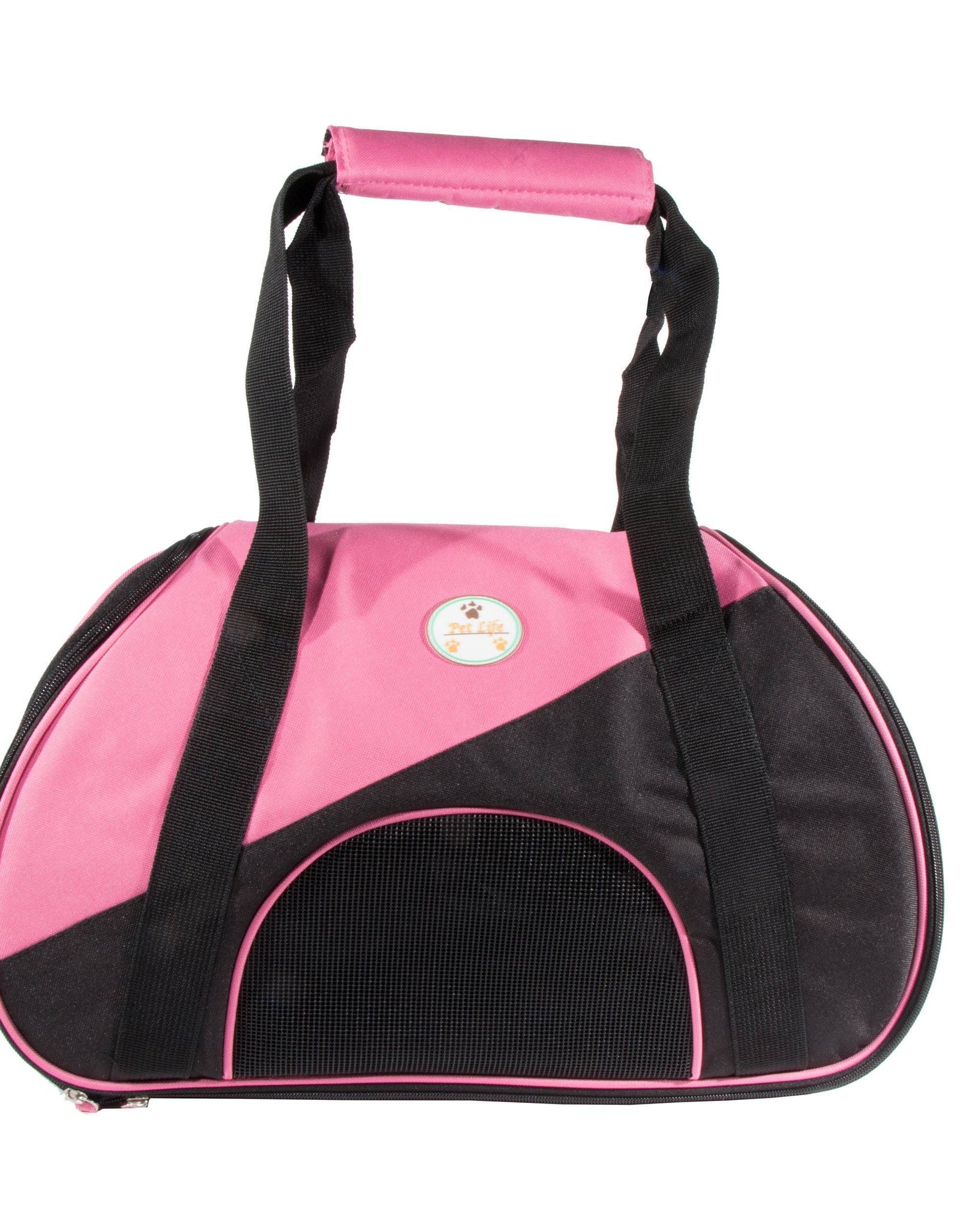 Pet Life ® 'Zip-N-Go' Airline Approved Contoured Fashion Designer Pet Dog Carrier