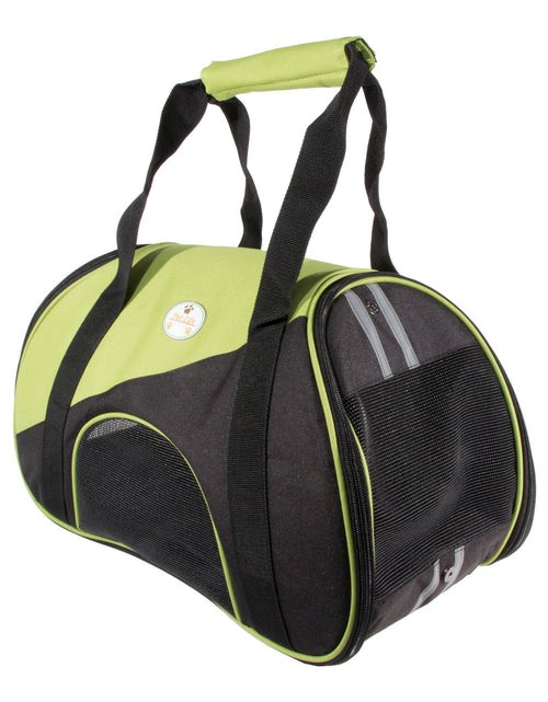 Load image into Gallery viewer, Pet Life ® 'Zip-N-Go' Airline Approved Contoured Fashion Designer Pet Dog Carrier
