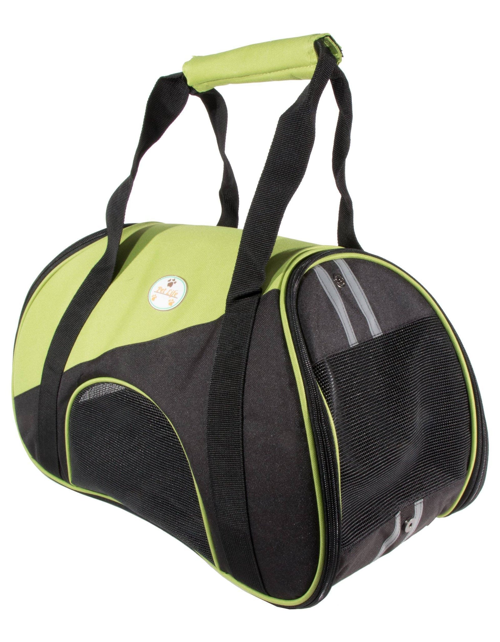 Pet Life ® 'Zip-N-Go' Airline Approved Contoured Fashion Designer Pet Dog Carrier