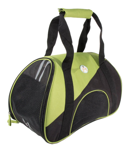 Pet Life ® 'Zip-N-Go' Airline Approved Contoured Fashion Designer Pet Dog Carrier