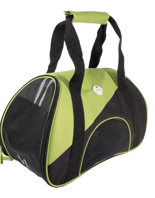 Load image into Gallery viewer, Pet Life ® 'Zip-N-Go' Airline Approved Contoured Fashion Designer Pet Dog Carrier
