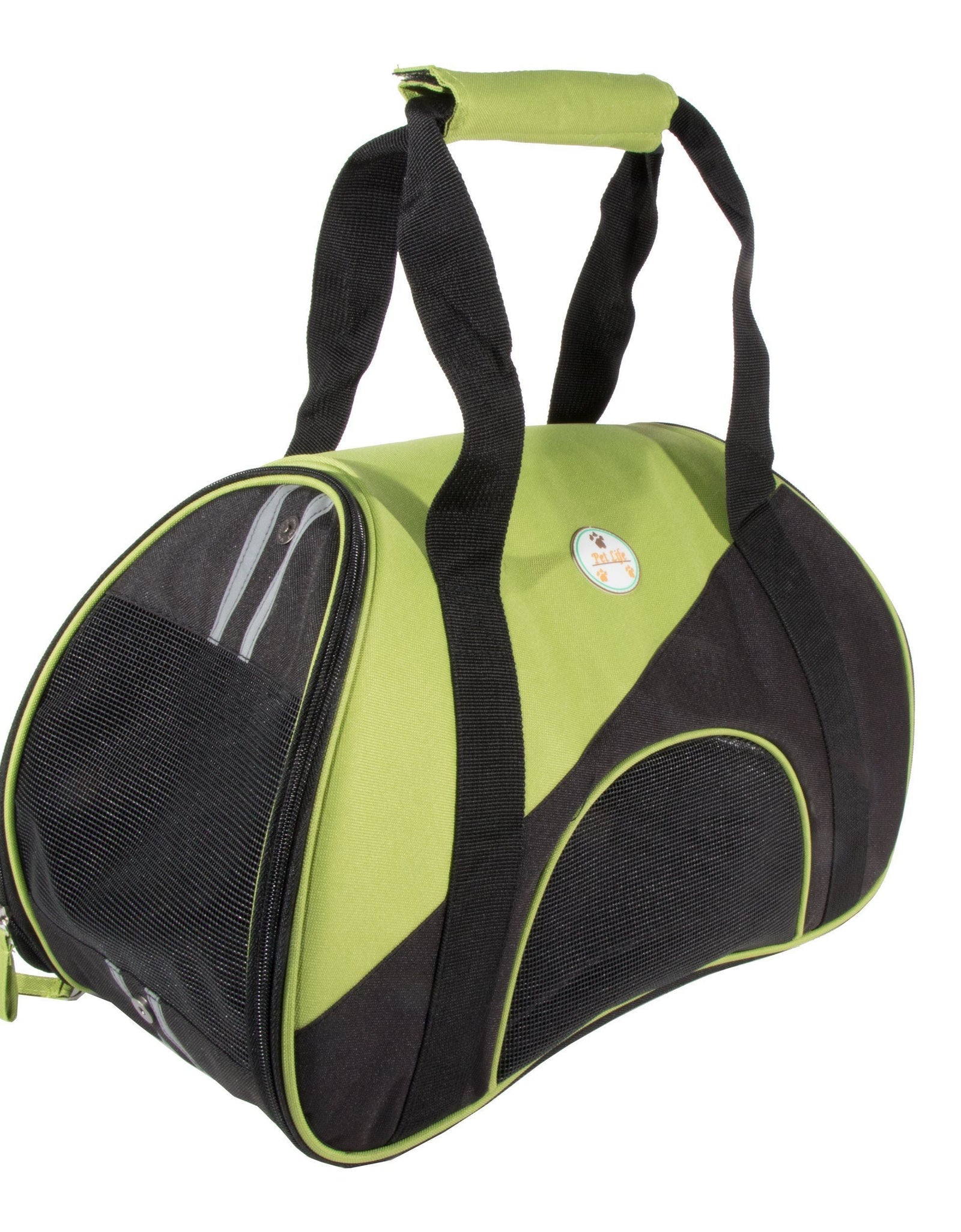 Pet Life ® 'Zip-N-Go' Airline Approved Contoured Fashion Designer Pet Dog Carrier