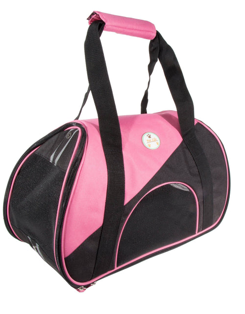 Load image into Gallery viewer, Pet Life ® 'Zip-N-Go' Airline Approved Contoured Fashion Designer Pet Dog Carrier
