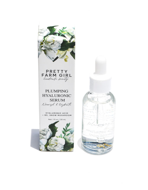 Load image into Gallery viewer, Hyaluronic Plumping Serum with Vitamin B5 + Snow Mushroom
