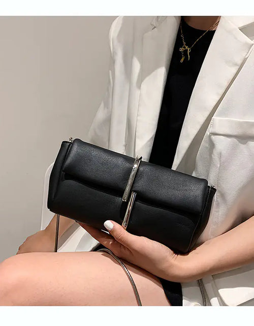 Load image into Gallery viewer, Chain PU Leather Crossbody Shoulder Bag

