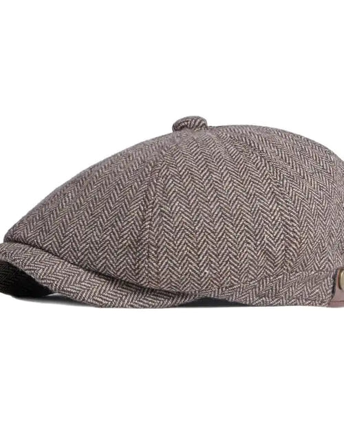 Load image into Gallery viewer, British Retro Octagonal Hat for Men’s Leisure Wear

