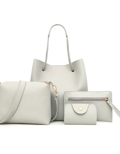 Load image into Gallery viewer, Fashionable 4-Piece Bucket Tote Bag Set (New Arrival)
