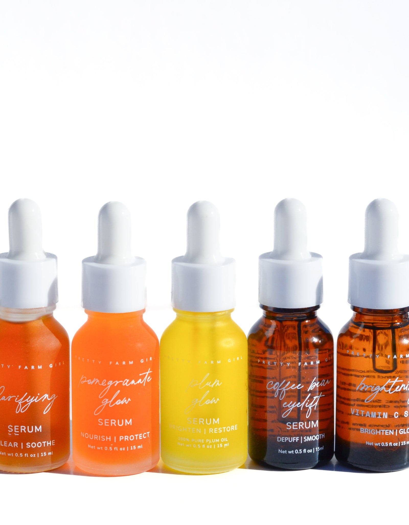 Daily Glow Serum Bundle Organic Pressed Nourishing Serums