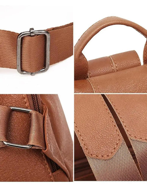 Load image into Gallery viewer, Sizzling Anti-Theft Vintage Style Leather Backpacks for Teenager Girls And Women School Bagpack For Females Travel Bags
