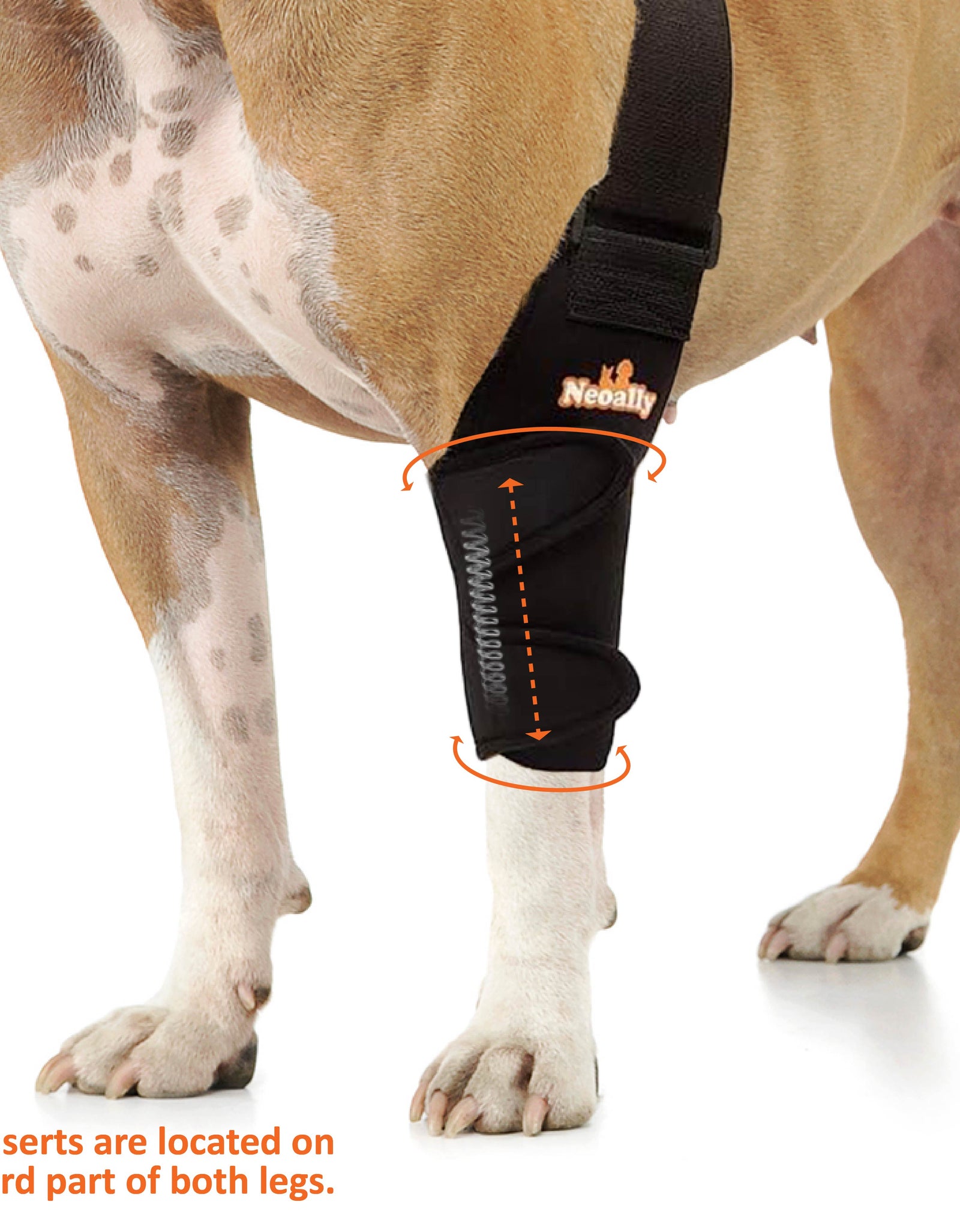 NeoAlly Elbow and Shoulder Brace with Spring Inserts for Dogs and Cats - Enhance Pet Mobility with Optimal Support