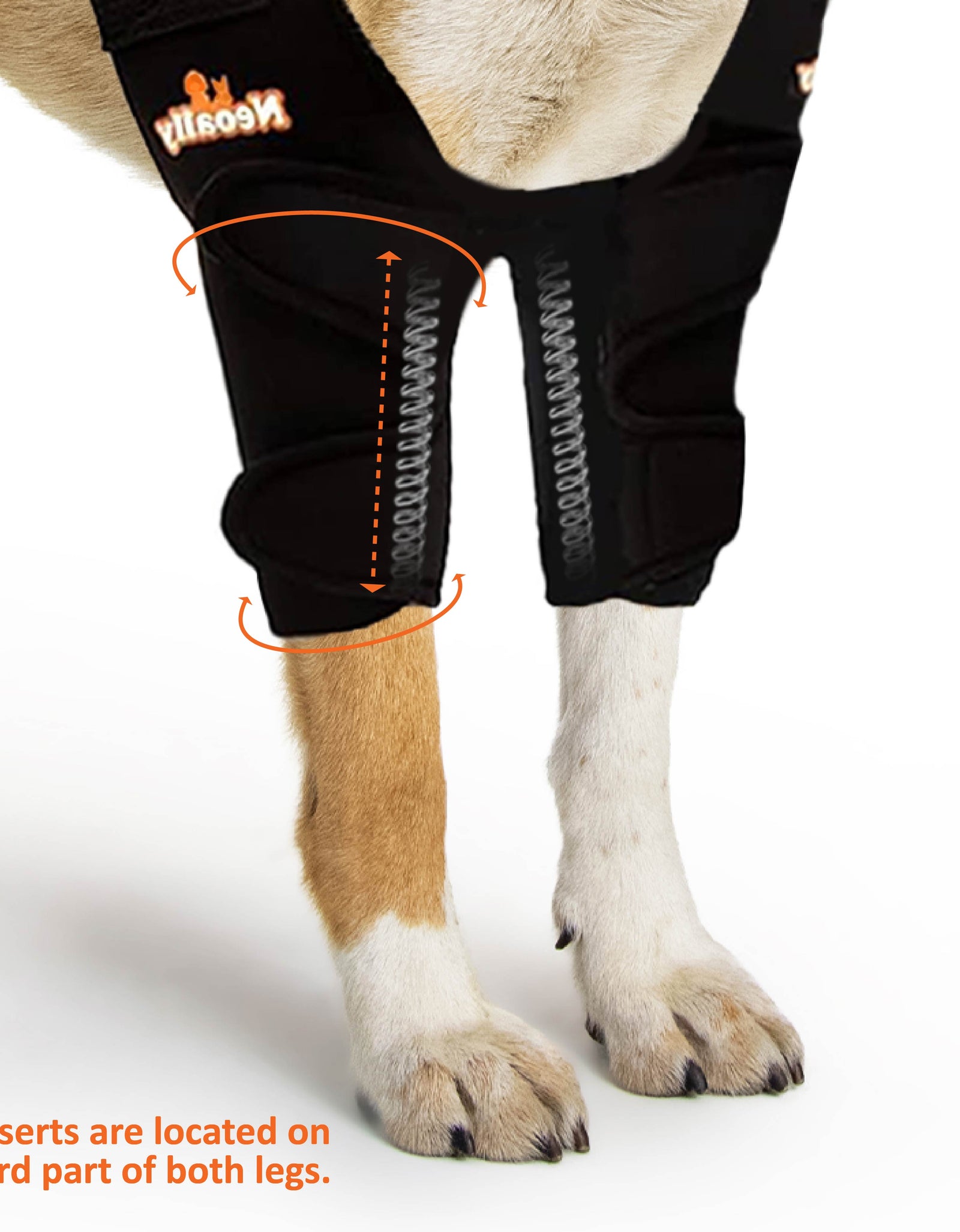 NeoAlly Elbow and Shoulder Brace with Spring Inserts for Dogs and Cats - Enhance Pet Mobility with Optimal Support
