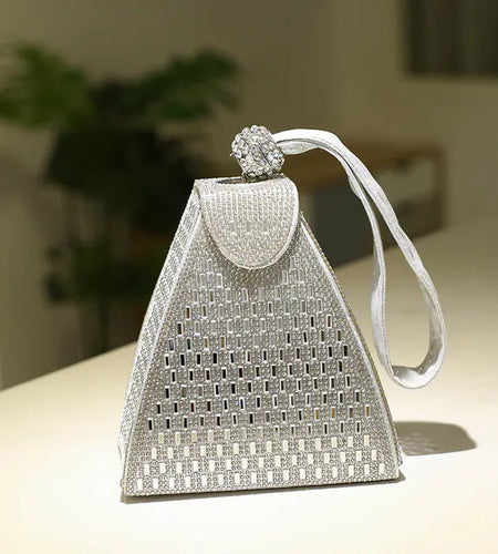 Luxury Diamond Clutch Bag for Women - Evening Purse