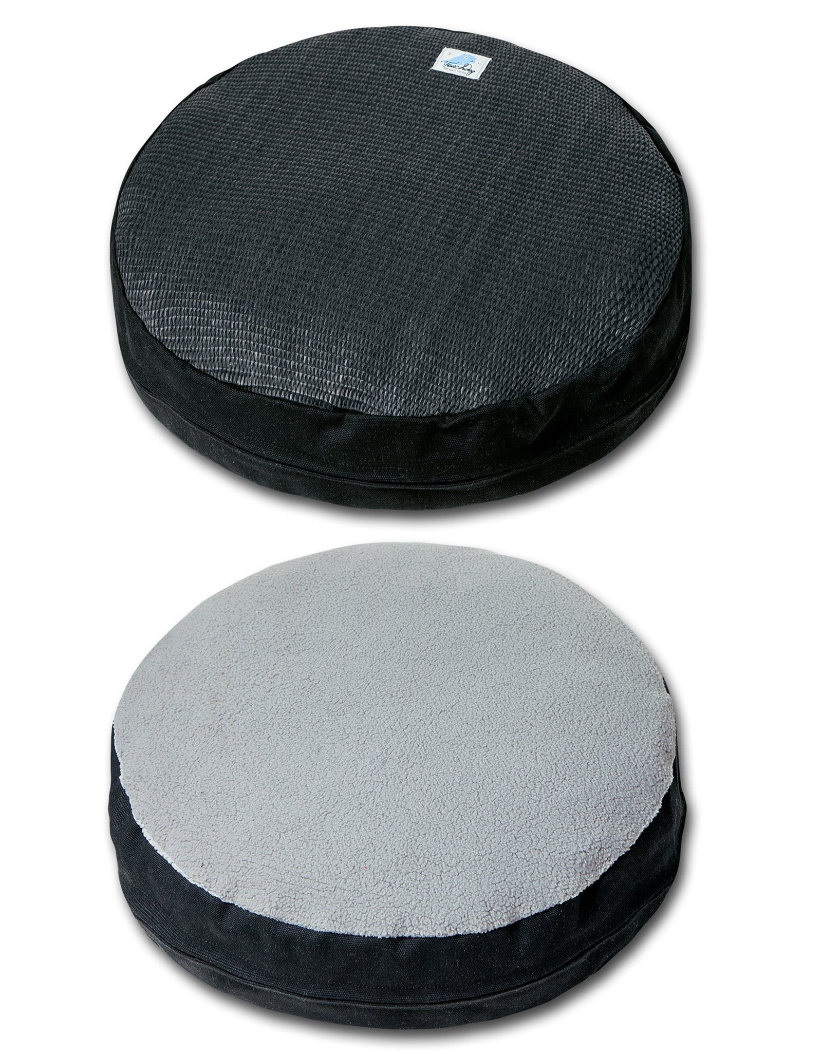 Touchcat 'Claw-ver Nest' Rounded Scratching Cat Bed w/ Teaser Toy