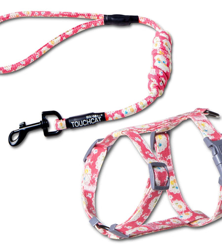 Touchcat 'Radi-Claw' Durable Cable Cat Harness and Leash Combo