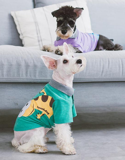 Load image into Gallery viewer, Touchdog 'Arubark' Caribbean Style Dog Polo T-Shirt
