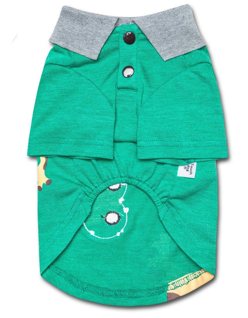 Load image into Gallery viewer, Touchdog 'Arubark' Caribbean Style Dog Polo T-Shirt
