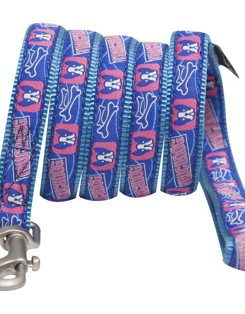 Load image into Gallery viewer, Touchdog 'Bone Patterned' Tough Stitched Dog Harness and Leash
