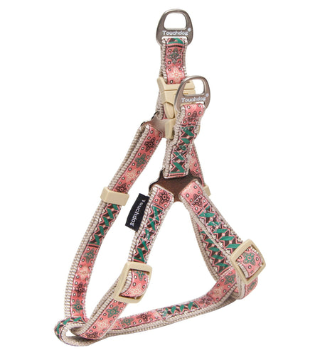 Touchdog  'Capentry Patterned' Tough Stitched Dog Harness and Leash