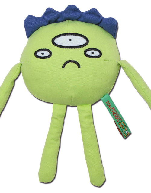 Load image into Gallery viewer, Touchdog Cartoon Alien Monster Plush Dog Toy
