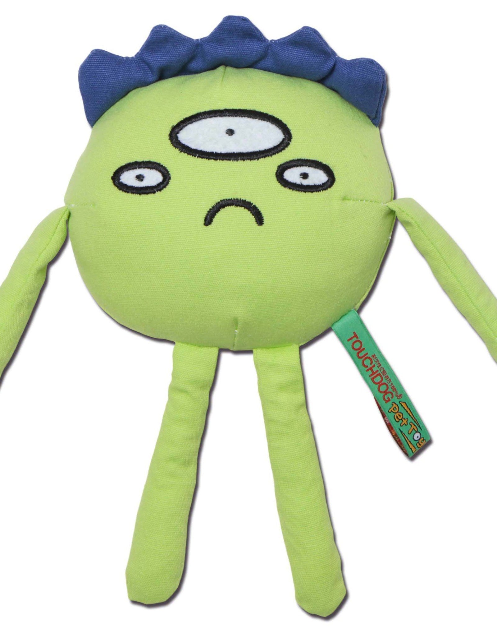 Touchdog Cartoon Alien Monster Plush Dog Toy