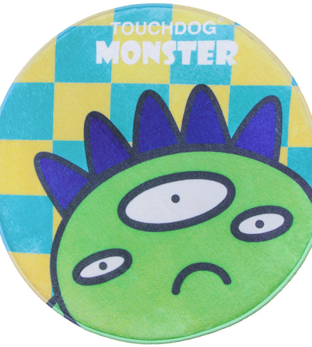 Touchdog Cartoon Alien Monster Rounded Cat and Dog Mat
