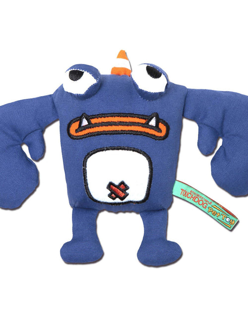Load image into Gallery viewer, Touchdog Cartoon Crabby Tooth Monster Plush Dog Toy
