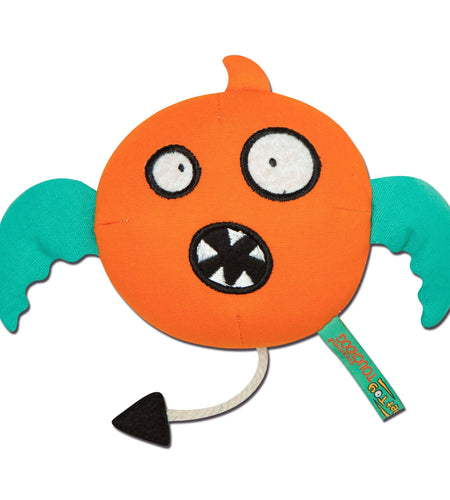 Touchdog Cartoon Flying Critter Monster Plush Dog Toy