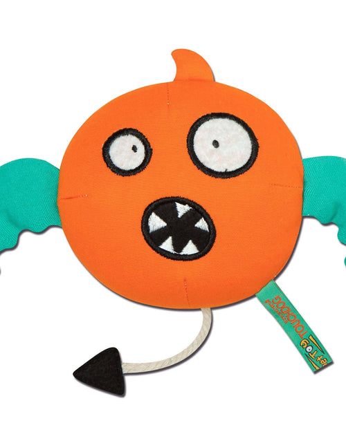 Load image into Gallery viewer, Touchdog Cartoon Flying Critter Monster Plush Dog Toy
