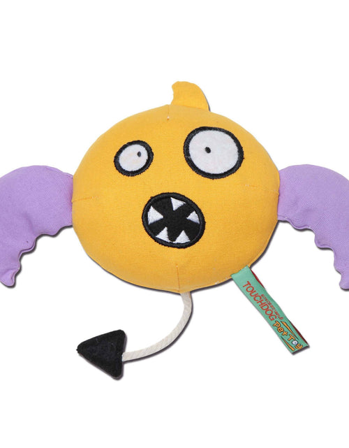 Load image into Gallery viewer, Touchdog Cartoon Monster Plush Dog Toy - Yellow
