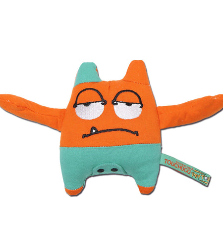 Touchdog Cartoon Sleepy Monster Plush Dog Toy