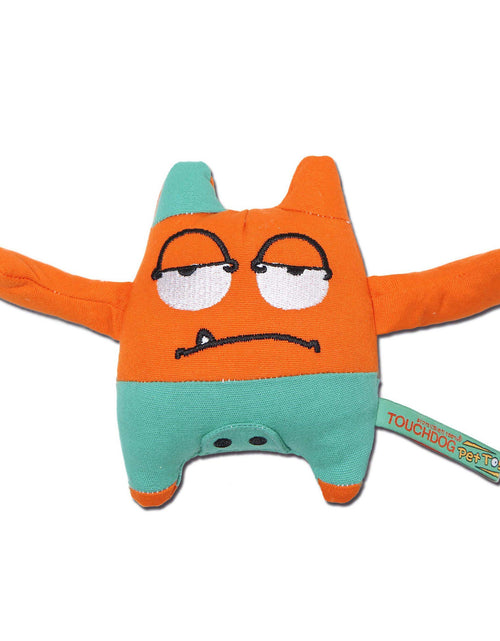 Load image into Gallery viewer, Touchdog Cartoon Sleepy Monster Plush Dog Toy
