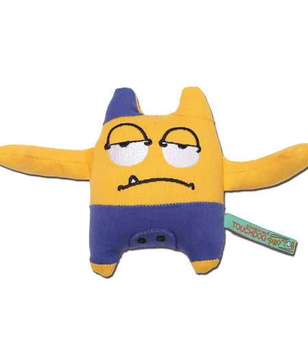 Touchdog Cartoon Sleepy Monster Plush Dog Toy