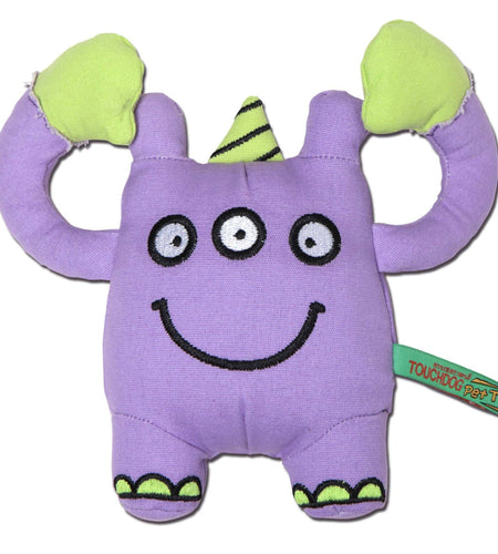 Touchdog Cartoon Three-eyed Monster Plush Dog Toy