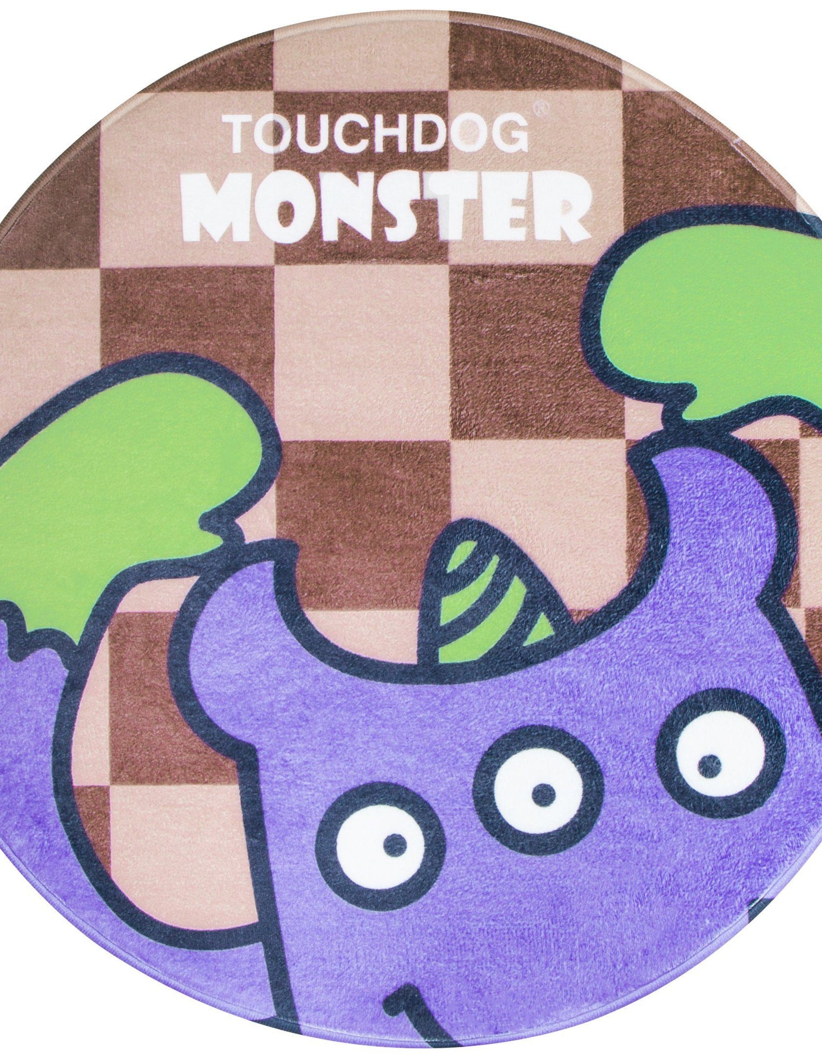 Touchdog Cartoon Three-eyed Monster Rounded Cat and Dog Mat