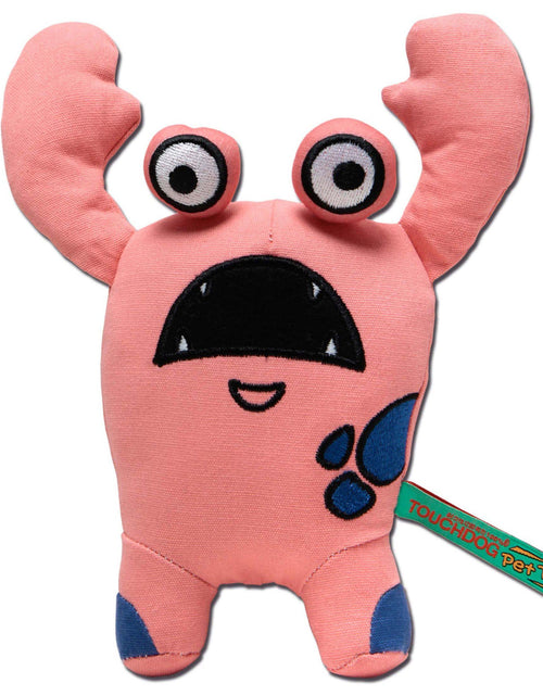 Load image into Gallery viewer, Touchdog Cartoon Up-for-Crabs Monster Plush Dog Toy
