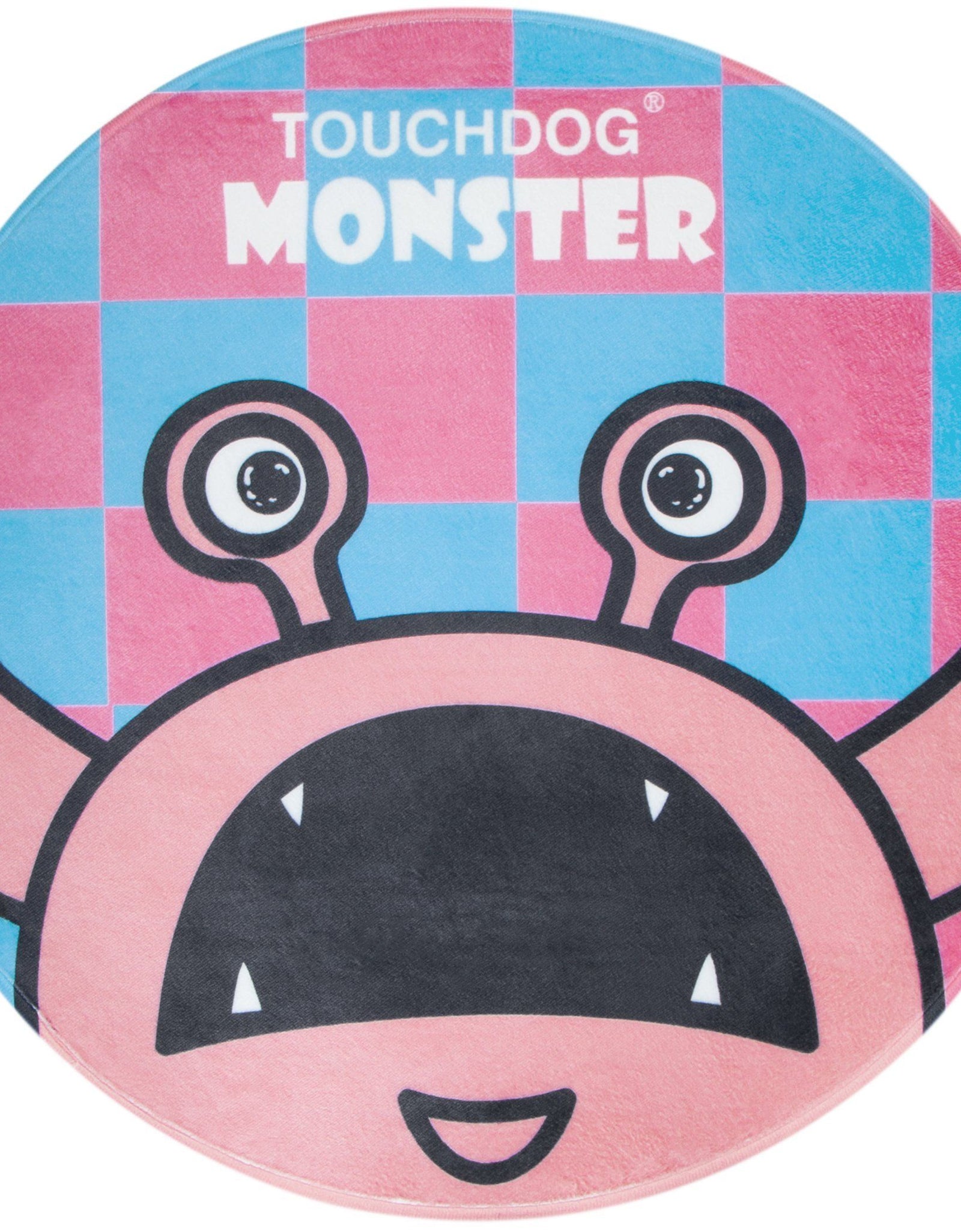 Touchdog Cartoon Up-for-Crabs Monster Rounded Cat and Dog Mat