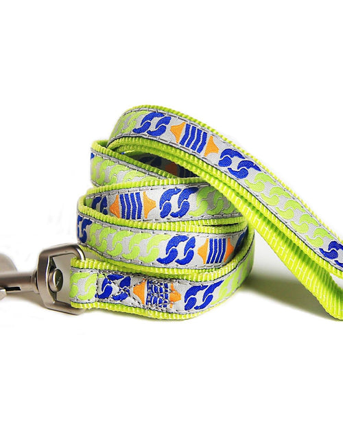 Load image into Gallery viewer, Touchdog 'Chain Printed' Tough Stitched Dog Harness and Leash
