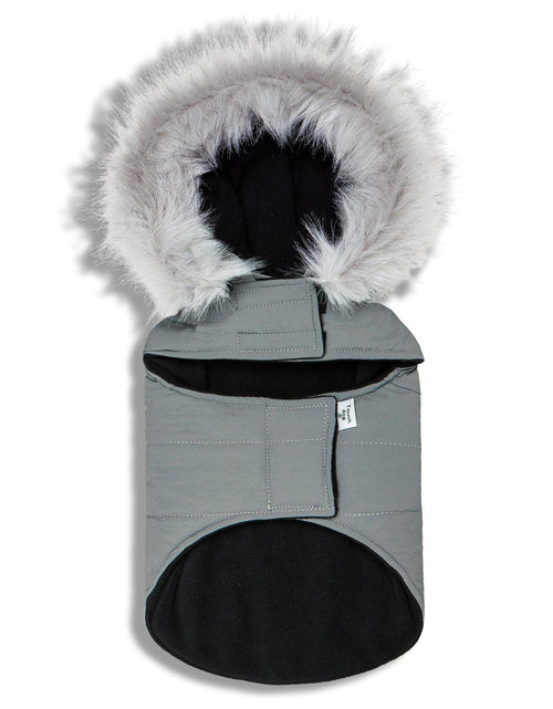 Load image into Gallery viewer, Touchdog 'Eskimo-Swag' Duck-Down Insulated Winter Dog Coat Parka

