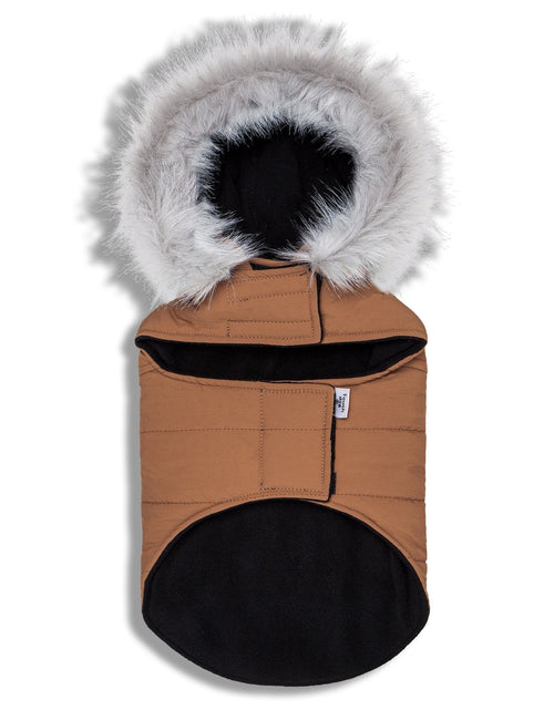 Load image into Gallery viewer, Touchdog 'Eskimo-Swag' Duck-Down Insulated Winter Dog Coat Parka
