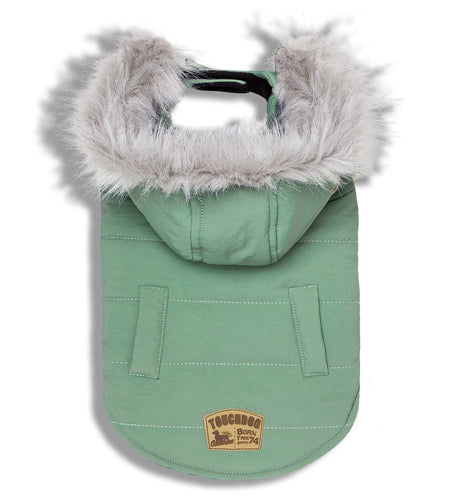 Touchdog 'Eskimo-Swag' Duck-Down Insulated Winter Dog Coat Parka