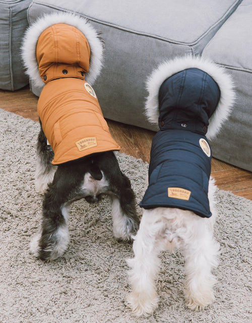 Load image into Gallery viewer, Touchdog 'Eskimo-Swag' Duck-Down Insulated Winter Dog Coat Parka

