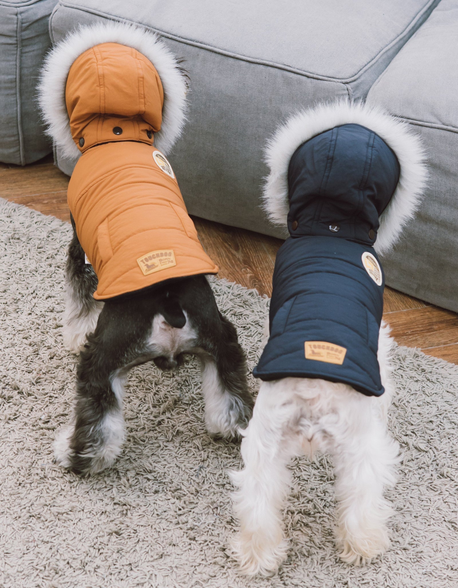 Touchdog 'Eskimo-Swag' Duck-Down Insulated Winter Dog Coat Parka