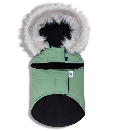 Touchdog 'Eskimo-Swag' Duck-Down Insulated Winter Dog Coat Parka