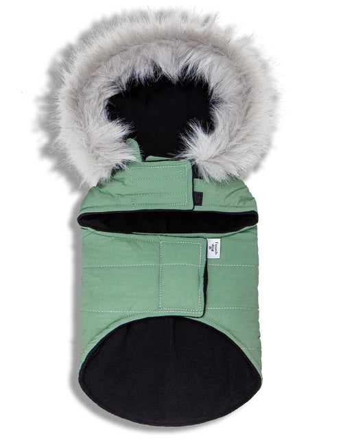 Load image into Gallery viewer, Touchdog 'Eskimo-Swag' Duck-Down Insulated Winter Dog Coat Parka
