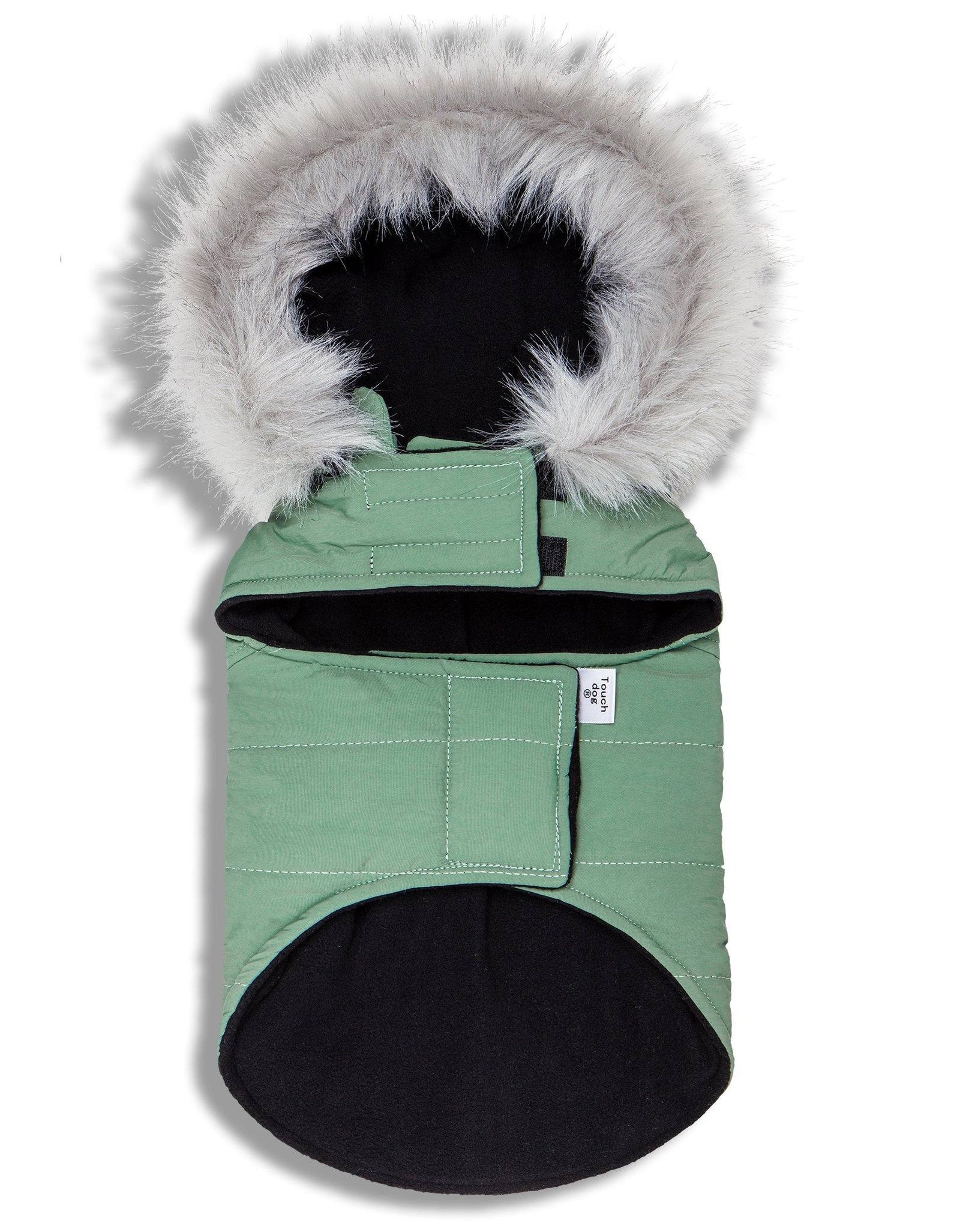 Touchdog 'Eskimo-Swag' Duck-Down Insulated Winter Dog Coat Parka